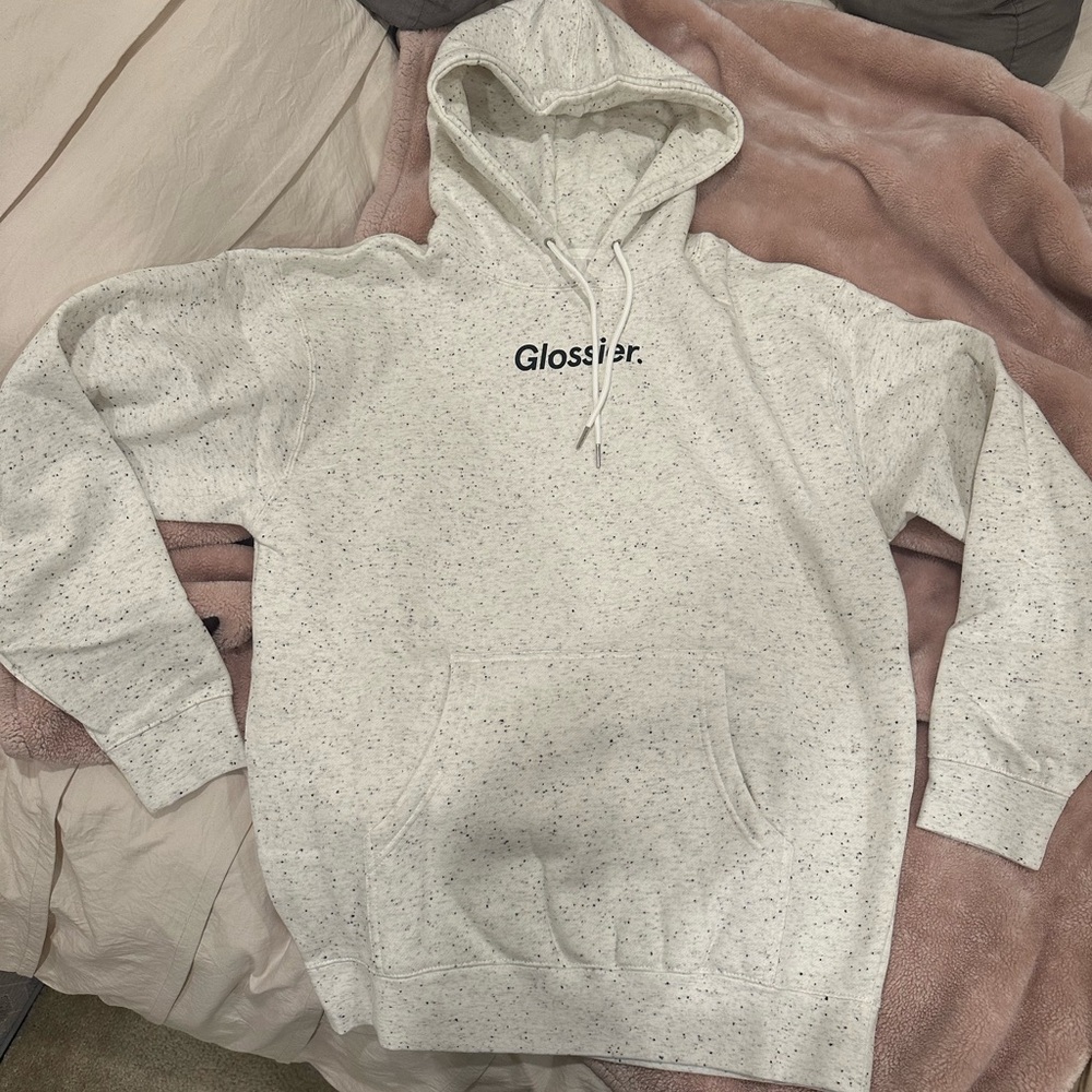 NEW NEVER BEEN WORN Glossier Terrazzo Hoodie